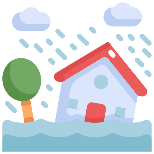 Save your belongings from standing water.